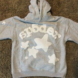 BRAND NEW LARGE AND SMALL SP5DER HOODIE